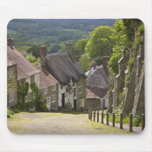 Hütten in Gold Hill, Shaftesbury, Dorset, Mousepad (Vorne)