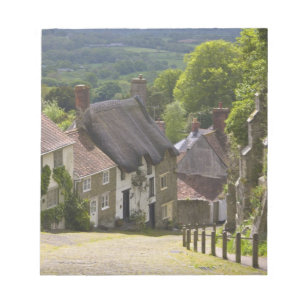 Hütten in Gold Hill, Shaftesbury, Dorset, Notizblock