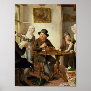 Hütten-Innenraum Poster