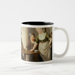 Hütten-Innenraum Zweifarbige Tasse