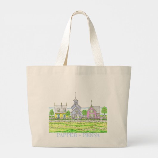 Hütten Jumbo Tasche (Rückseite)