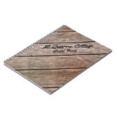 Hütten-Kabine oder Boots-Gast-Buch Notizblock (Linke Seite)