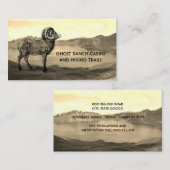 Hütten oder Bed and Breakfast Vermietung von Visit Visitenkarte (Vorne/Hinten)