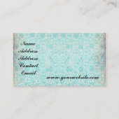 Hütten-Rose u. Spitze-Geschäfts-Karte Visitenkarte (Rückseite)