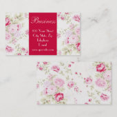 Hütten-Rosen-Geschäfts-Karte 2 Visitenkarte (Vorne/Hinten)