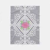 Hütten-Spitze-Druck-Fleece-Decke Fleecedecke (Vorderseite)