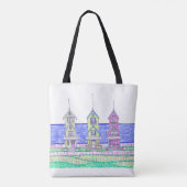 Hütten Tote Tasche (Rückseite)