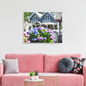 Hütten und Hydrangeas - Martha's Vineyard Leinwanddruck (Insitu (Wohnzimmer))