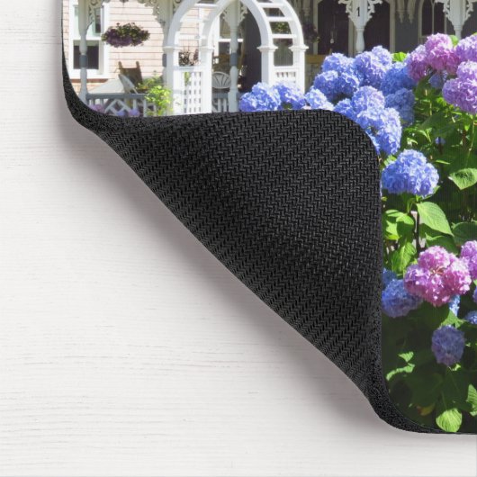 Hütten und Hydrangeas - Martha's Vineyard Mousepad (Ecke)