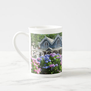 Hütten und Hydrangeas - Martha's Vineyard Porzellantasse
