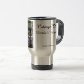 Hütten und Hydrangeas - Martha's Vineyard Reisebecher (VorderseiteRechts)