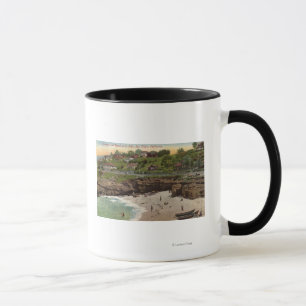 Hütten und Strand in La Jolla Tasse