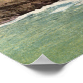 Hütten und Strand von La Jolla Poster (Ecke)