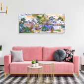 Hütten von Vincent van Gogh Leinwanddruck (Insitu (Wohnzimmer))