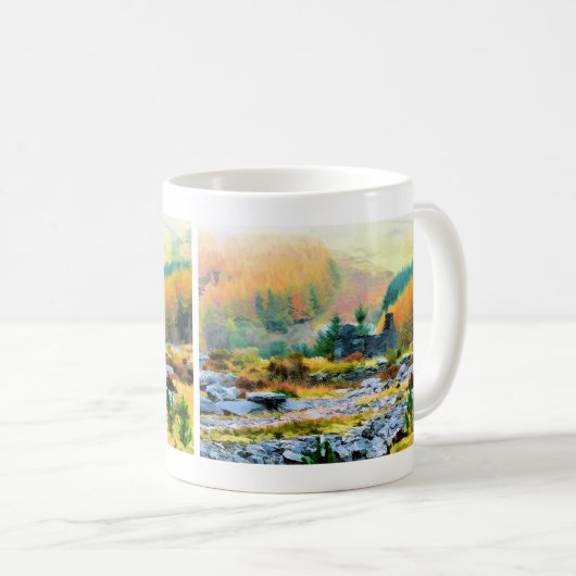 HÜTTEN WALES KAFFEETASSE (VorderseiteRechts)