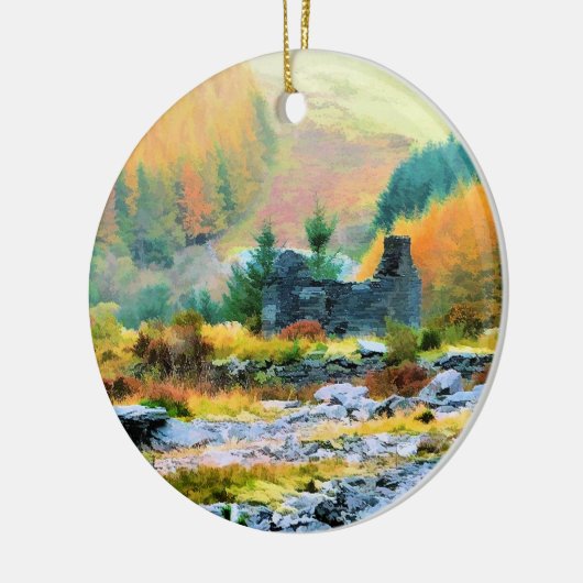 HÜTTEN WALES KERAMIKORNAMENT (Links)