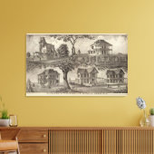 Hütten WC Hamilton, Spring Lake, NJ Leinwanddruck (Insitu (Wohnzimmer))