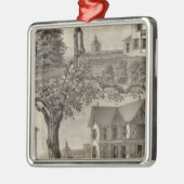 Hütten WC Hamilton, Spring Lake, NJ Ornament Aus Metall (Links)