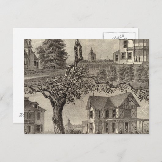 Hütten WC Hamilton, Spring Lake, NJ Postkarte (Vorne/Hinten)