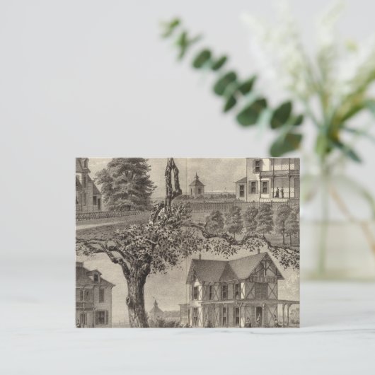 Hütten WC Hamilton, Spring Lake, NJ Postkarte (Stehend Vorderseite)