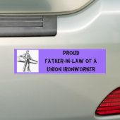 Hüttenarbeiter, stolze Ehefrau von AUnion I… - Autoaufkleber (Auf Auto)
