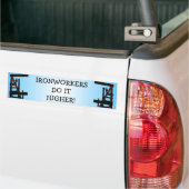 Hüttenarbeiter tun es höherer Autoaufkleber (Auf Lkw)