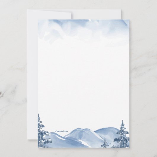 Hüttenfieber Einladung (Rückseite)