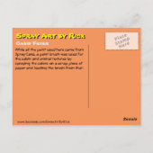 Hüttenfieber Postkarte (Rückseite)