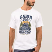 Hüttenleben Versteck T-Shirt (Vorderseite)