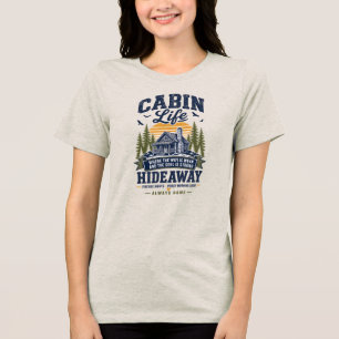 Hüttenleben Versteck Tri-Blend Shirt