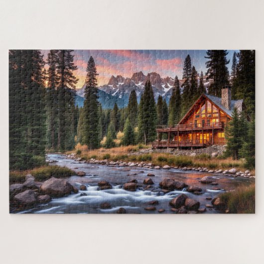 Hüttenlichter Puzzle (Horizontal)