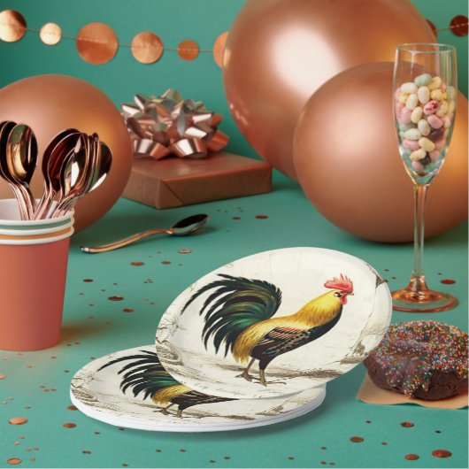 Hüttenrost für alle Party Pappteller (Multi)