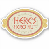 Hüttensticker Aufkleber (Vorderseite)