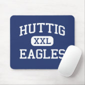 Huttig - Eagles - Highschool - Huttig Arkansas Mousepad (Mit Mouse)
