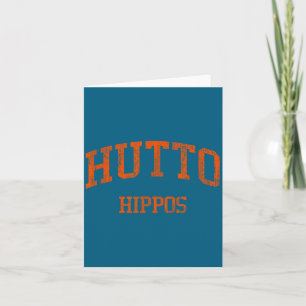 Hutto High School HS Hutto TX Vintage-Sport Karte