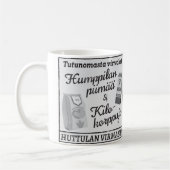 Huttulan piimää - sananmuunnos huumorimuki kaffeetasse (Links)