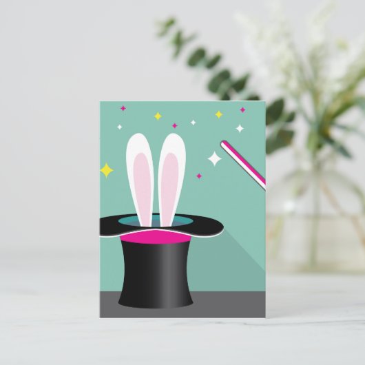 Hutzauber Postkarte (Stehend Vorderseite)