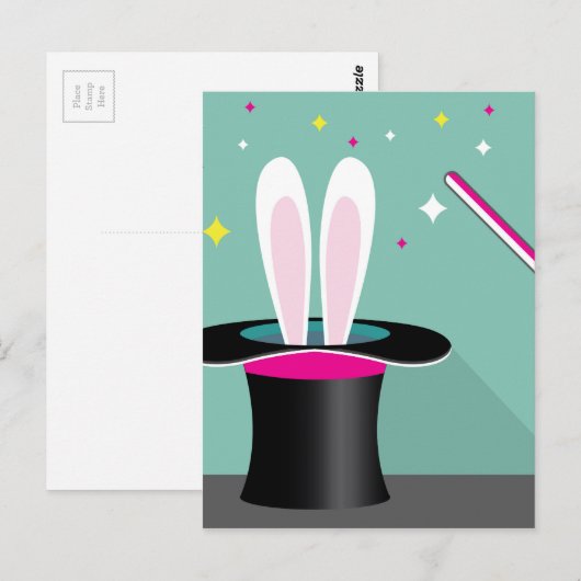 Hutzauber Postkarte (Vorne/Hinten)