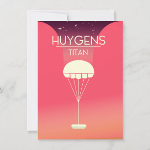 Huygens Titan Weltraumkunst Einladung