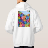 Huzhou China City Map Hoodie (Rückseite)