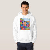 Huzhou China City Map Hoodie (Vorne ganz)