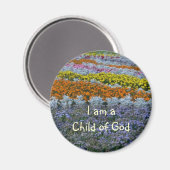 huzumigai, ich bin ein Kind Gottes Magnet (Vorderseite/Rückseite)