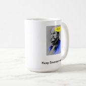 Huzzah, behalten Emerson sonderbar Kaffeetasse (VorderseiteRechts)