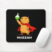 Huzzah Capybara Alchemist lustiges Potion Meme Nov Mousepad (Mit Mouse)