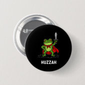 Huzzah Frog Button (Vorne & Hinten)