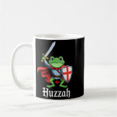 Huzzah Frog Knight Funny Sword Meme Quote Medieval Kaffeetasse (Links)