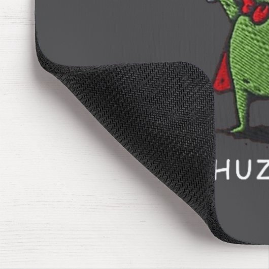 Huzzah Frog Knight Funny Sword Meme Quote Mousepad (Ecke)