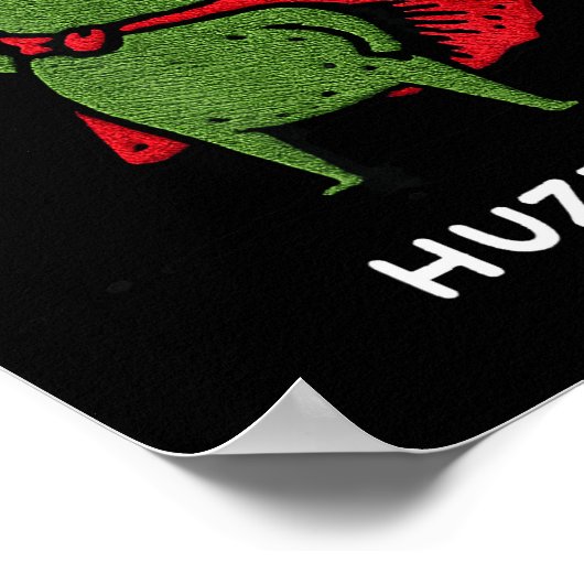 Huzzah Frog Knight Funny Sword Meme Quote  Poster (Ecke)