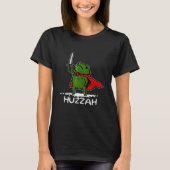 Huzzah Frog Knight Funny Sword Meme Quote  T-Shirt (Vorderseite)
