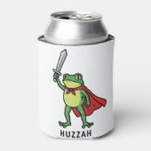 Huzzah Frog Knight Funny Sword Meme Zitat Dosenkühler (Kanne Vorderseite)
